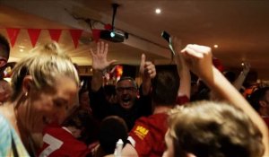 Ligue des Champions:les supporters des "Reds" fêtent la victoire