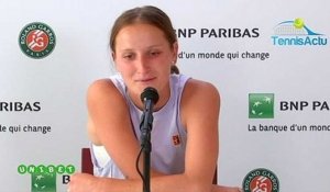 Roland-Garros 2019 - Marketa Vondrousova, 19 ans, "ravie " de disputer son 1er quart de finale en Grand Chelem