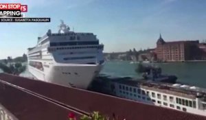 Venise : Un paquebot de croisière percute violemment un quai (Vidéo)