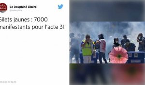 Gilets jaunes. 7 000 manifestants recensés, dont 950 à Paris pour ce 31e rassemblement