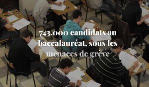 743.000 candidats au baccalauréat, sous les menaces de grève