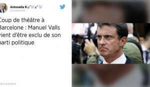Barcelone : Manuel Valls mis à la porte par son parti