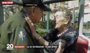 Un vétéran américain et une Française se retrouvent 75 ans après la guerre (Vidéo)