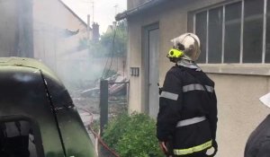 Incendie rue Lemasson à Troyes