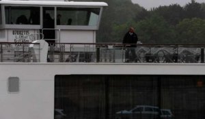 Budapest: la police à bord du bateau-hôtel accidenté