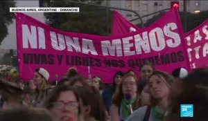 Des dizaines de milliers de femmes manifestent contre la violence machiste en Argentine