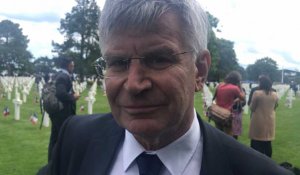 75e anniversaire du D Day. Filip Vucak ambassadeur de Croatie en France au cimetière de Colleville-sur-Mer