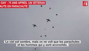 D-Day : 75 ans après, un vétéran saute en parachute