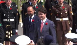 D-Day: Trudeau et Philippe arrivent pour la cérémonie canadienne