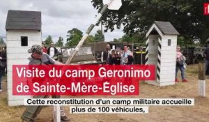 Débarquement : visite du camp militaire Geronimo de Sainte-Mère-Église