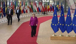 Arrivées des dirigeants européens au dîner informel de l'UE à Bruxelles