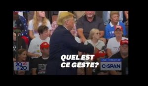 Donald Trump a-t-il eu un geste obscène envers ces manifestants?