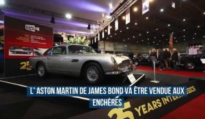 L' Aston Martin de James Bond va être vendue aux enchères