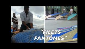 Cette entreprise fabrique des planches de surf avec des déchets trouvés dans l&#39;océan