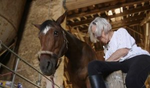 Françoise Lory-Blanquart, 98 ans, et toujours cavalière