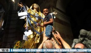 Marseille : des centaines de personnes réunies pour fêter l'Assomption à la Major