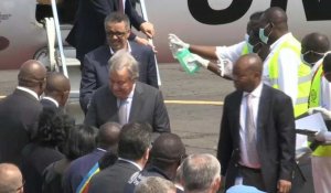 RDC: le secrétaire général des Nations unies Antonio Guterres arrive à Goma