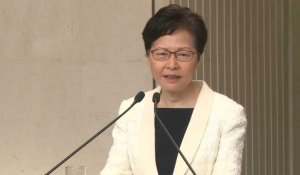 La dirigeante de Hong Kong assure n'avoir jamais présenté sa démission