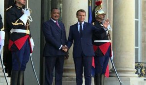 Le président congolais reçu par Emmanuel Macron