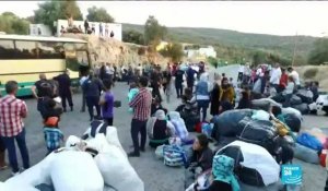 En Grèce, les camps de migrants sont surpeuplés