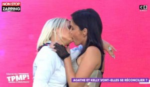 TPMP : Kelly Vedovelli et Agathe Auproux s'embrassent en direct (vidéo)