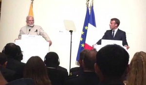 Chantilly: le président Macron annonce un accord avec l'Inde