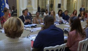 G7: Macron reçoit la société civile à l'Elysée
