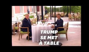 Donald Trump et Emmanuel Macron &quot;se chamaillent un peu&quot; mais s&#39;entendent bien