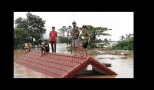Au Laos, l&#39;effondrement d&#39;un barrage fait plusieurs morts et des centaines de disparus