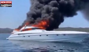 Maître Gims : le yacht du rappeur prend feu en mer au large de la Corse (vidéo)