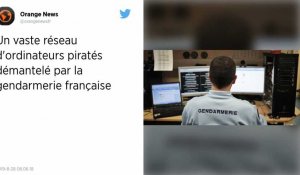 Un vaste réseau d'ordinateurs piratés démantelé par la gendarmerie française.