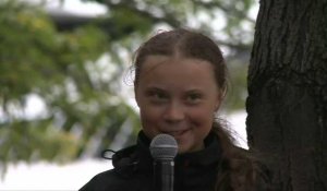 A New York, Greta Thunberg appelle à "cesser de détruire la nature"