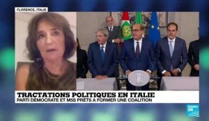 Tractations politiques en Italie : parti démocarte et M5S à former une coalition