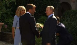 Macron reçoit Poutine dans sa résidence d'été avant le G7
