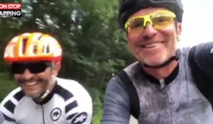 Denis Brogniart : Sa balade en vélo avec Bixente Lizarazu (vidéo) 