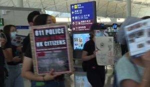 Hong Kong: nouvelle manifestation à l'aéroport international