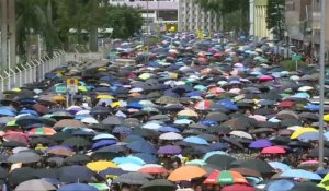 Hong Kong: nouvelle manifestation dans le quartier de Tseung Kwan O (2)