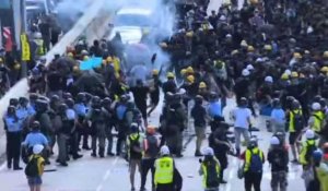 Hong Kong: nouveaux heurts entre police et manifestants
