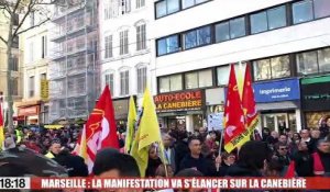 Marseille : le cortège va s'élancer sur la Canebière