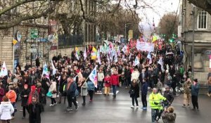 Reims: près de 2500 manifestants contre la réforme des retraites ce jeudi 9 janvier
