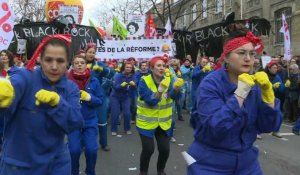 Début de la manifestation contre la réforme des retraites à Paris