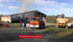 Violent incendie à Montestruc-sur-Gers