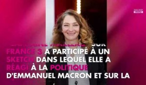 Corinne Masiero : seins nus, elle pousse un coup de gueule contre Emmanuel Macron