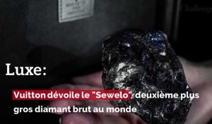 Luxe: Louis Vuitton dévoile le "Sewelo", deuxième plus gros diamant brut au monde