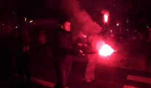 Retraite aux flambeaux. près de 1 500 manifestants dans le centre de Toulouse