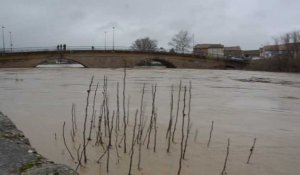 Tempête Gloria dans l'Aude : la situation à Coursan en milieu de journée