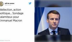 Emmanuel Macron. 69 % des Français pensent qu'il ne sera pas réélu en 2022 s'il se présente, selon BFMTV