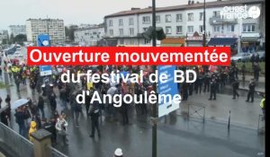 Ouverture mouvementée du festival de BD d'Angoulême
