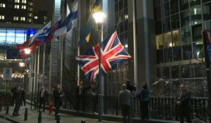 Brexit: le drapeau britannique retiré du Parlement européen à Bruxelles