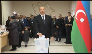 Législatives en Azerbaïdjan : le président Ilham Aliev vote